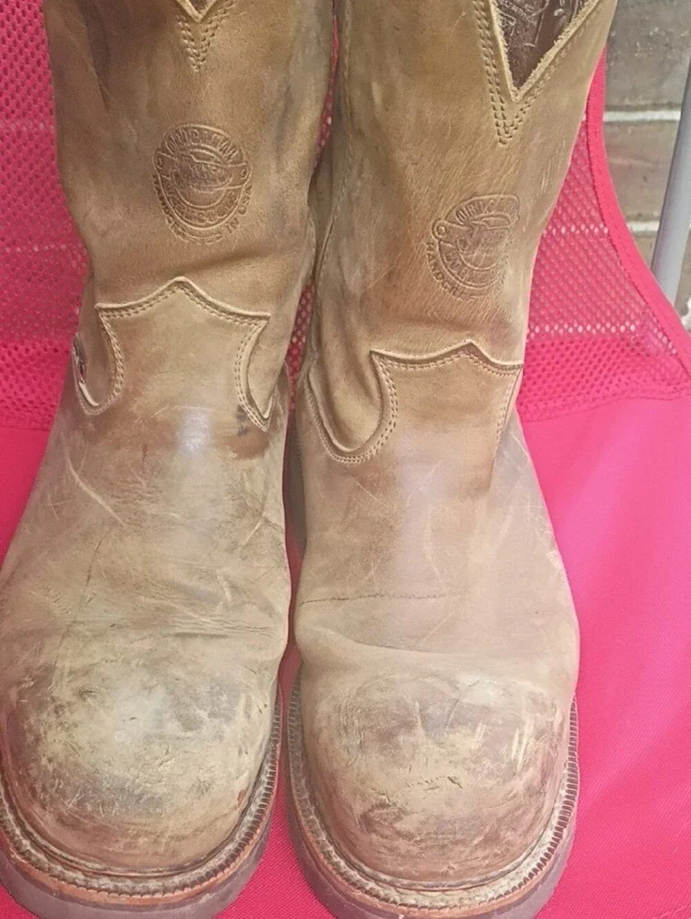 Justin's Steel toe Work boots Size 11EE